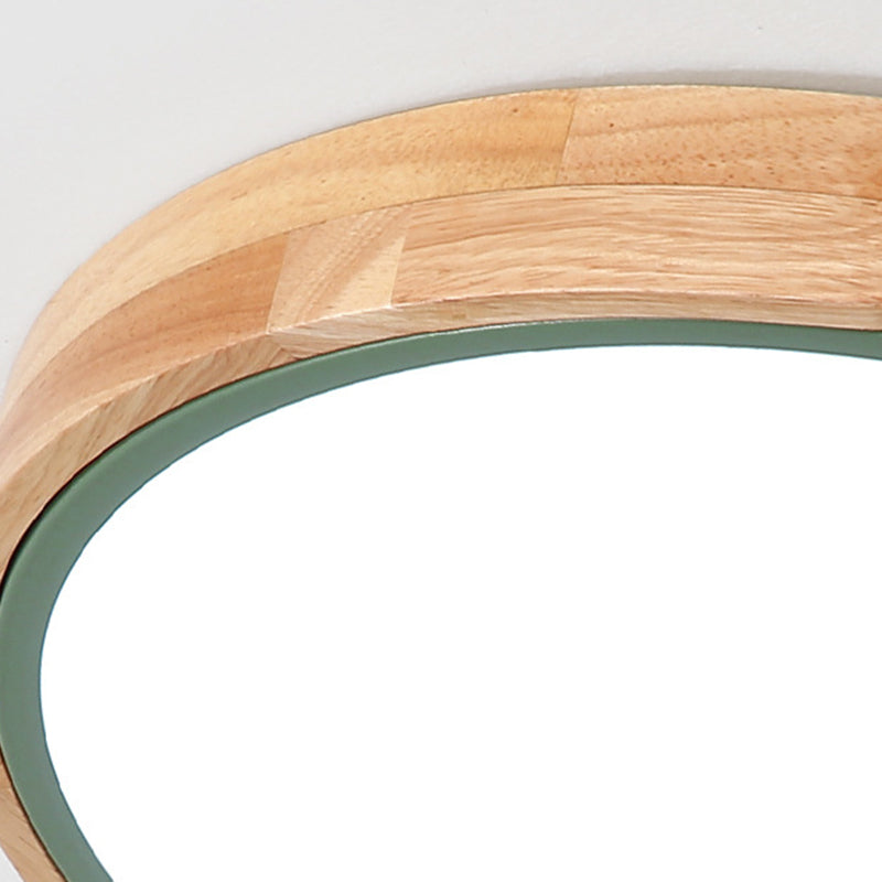 Ronde vorm plafondlamp modern bitterkoekje ijzer 1 licht inbouw voor gangpad in de woonkamer