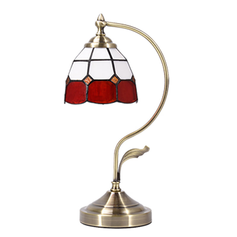 1 Light Modernism Night Table Lamps Metal Nightstand Lamp for Bedroom in Gold