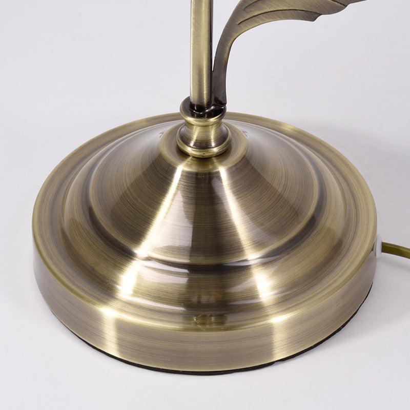 1 Light Modernism Night Table Lamps Metal Nightstand Lamp for Bedroom in Gold