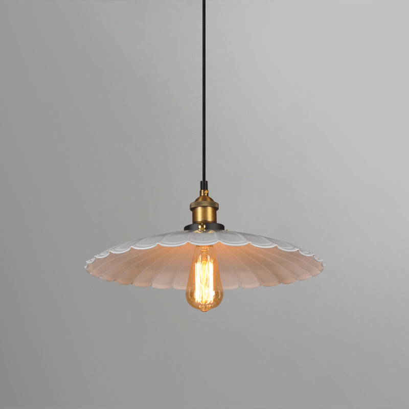 Lampada a sospensione di ferro a sospensione a sospensione industriale.