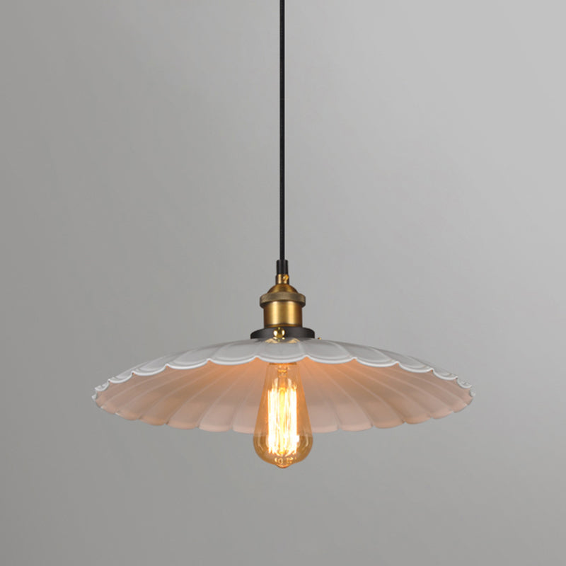 Lampada a sospensione di ferro a sospensione a sospensione industriale.