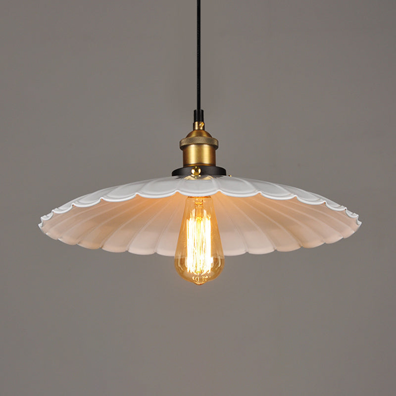 Lampada a sospensione di ferro a sospensione a sospensione industriale.