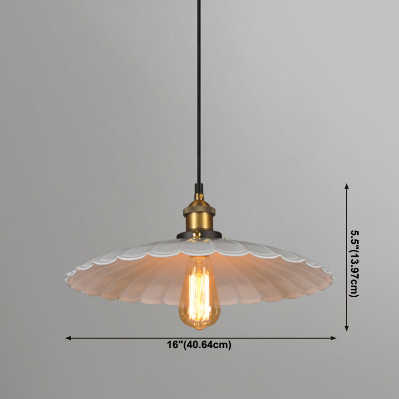 Lampada a sospensione di ferro a sospensione a sospensione industriale.