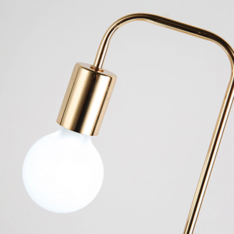 Modern Style Unique Shape Table Lamp Metal Single Light Table Light