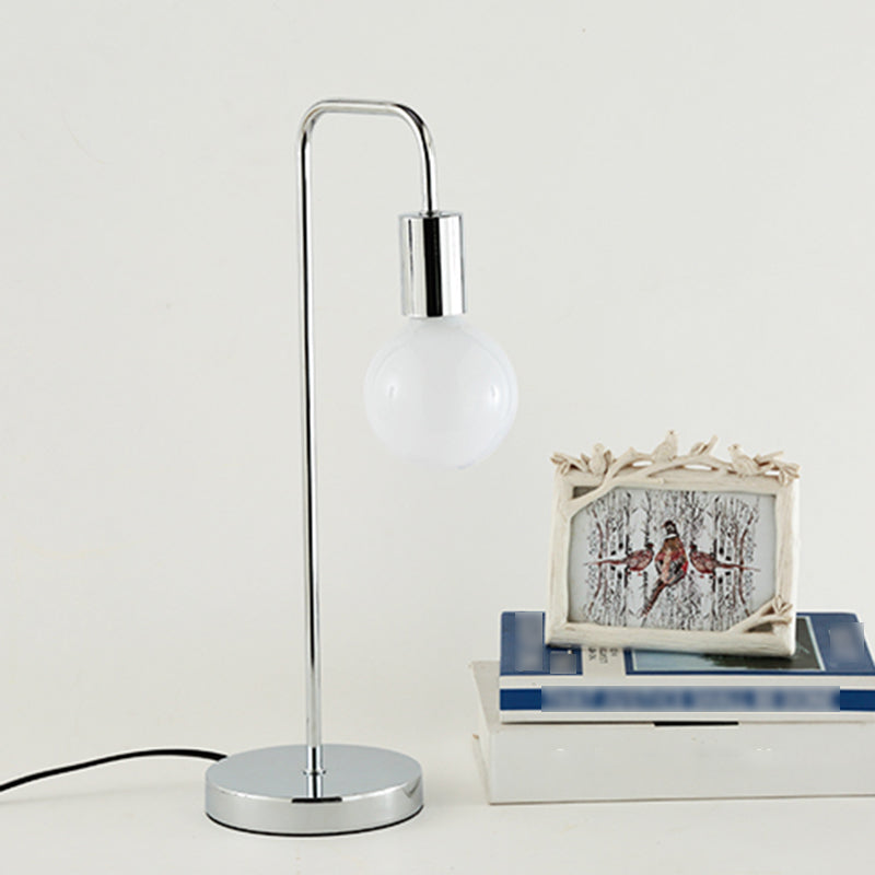 Modern Style Unique Shape Table Lamp Metal Single Light Table Light