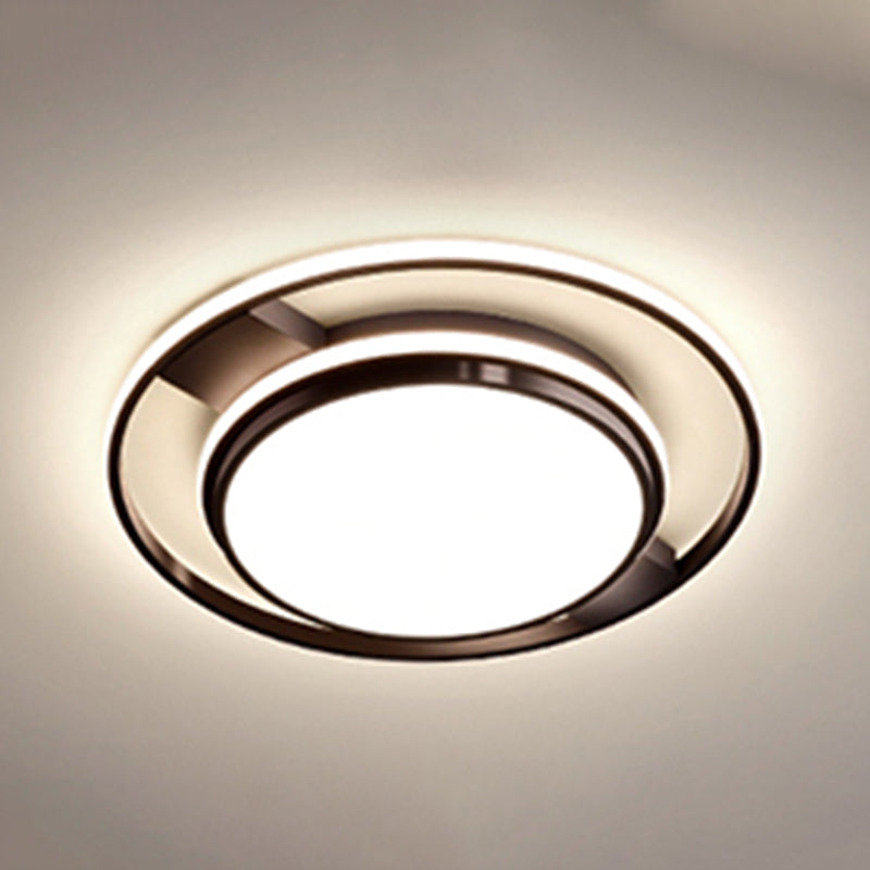 Geometric Metal Ceiling Light Fixtures Modern Flush Mount Lamp for Living Room