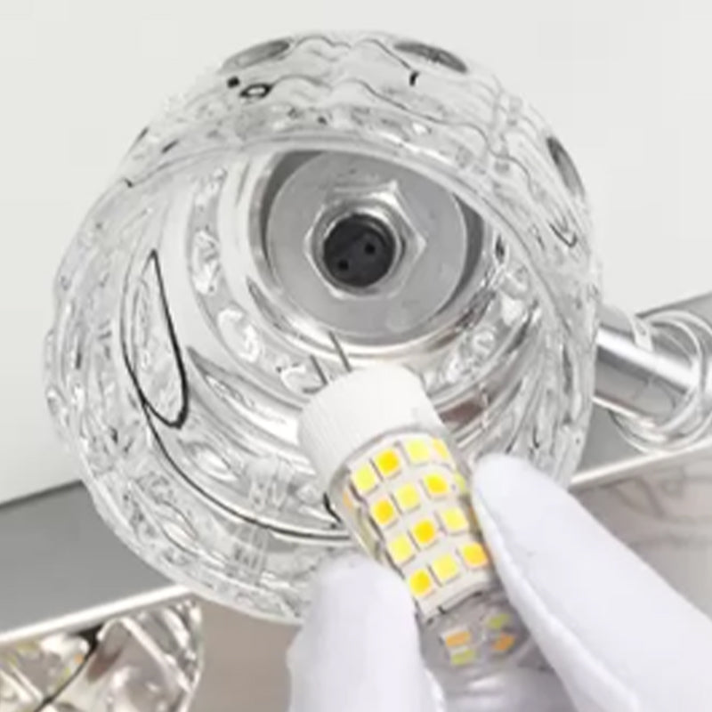 Makeup Mirror Light Modern Simple Stainless Steel Mirror Lamp Fixture for Bathroom Toilet