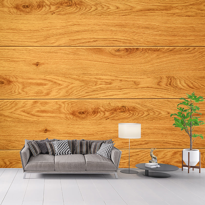 Industrial Wood Grain Mural Wallpaper Decorative Mildew Resistant Home Decor