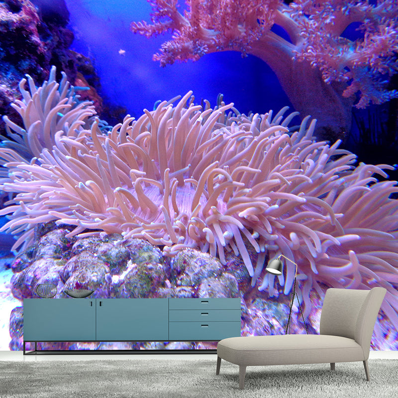 Tropical Beach Style Mural Mildew Resistant Seabed Wallpaper Wall Decor