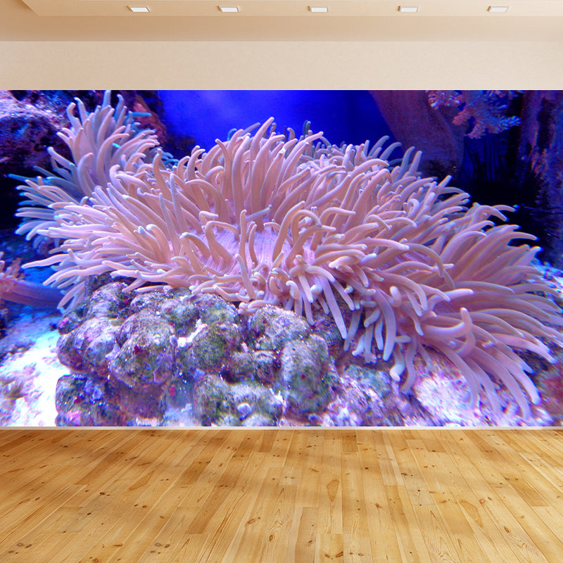 Tropical Beach Style Mural Mildew Resistant Seabed Wallpaper Wall Decor