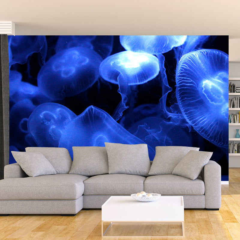 Tropical Beach Style Mural Wallpaper Seabed Pattern Decorative Mildew Resistant Wall Decor