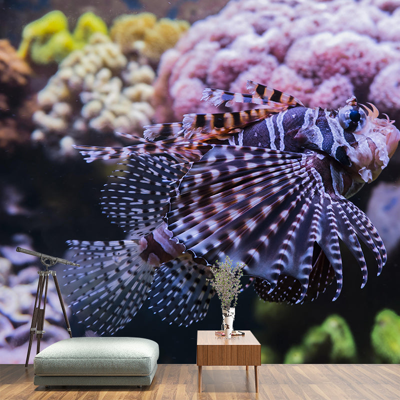 Tropical Beach Style Seabed Mural Wallpaper Decorative Mildew Resistant Wall Decor