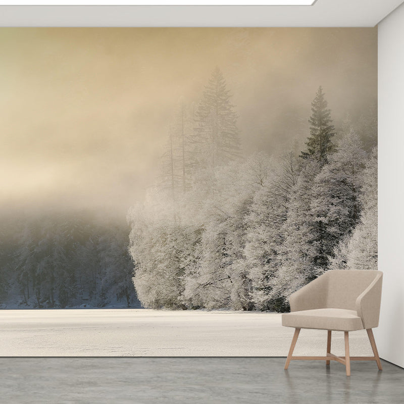 Beautiful Forest Mural Wallpaper Decorative Mildew Resistant Home Decor
