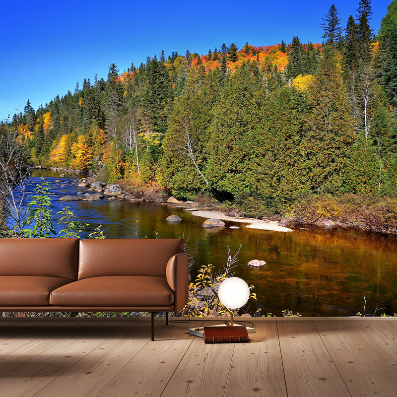 Forest Mural Wallpaper Decorative Mildew Resistant Home Decor