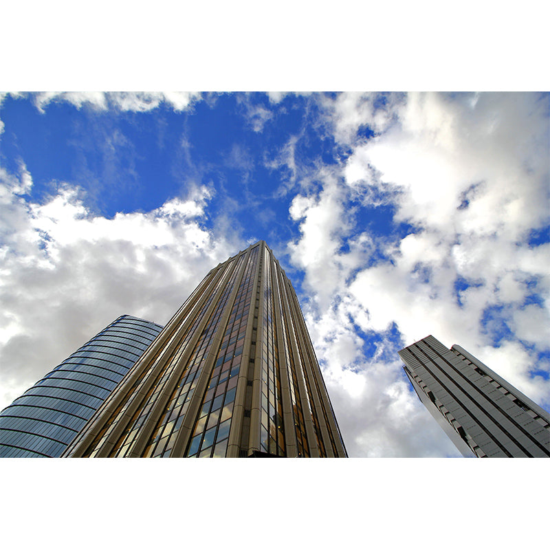 Contemporary Construction Mural Wallpaper Decorative Mildew Resistant Wall Art