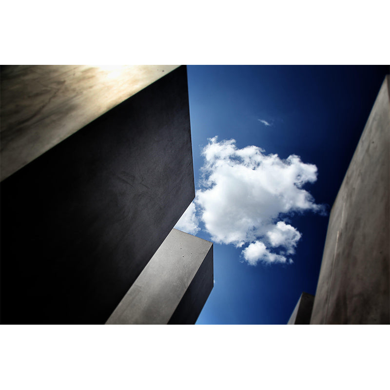 Construction Wall Mural Wallpaper Decorative Mildew Resistant Home Decor