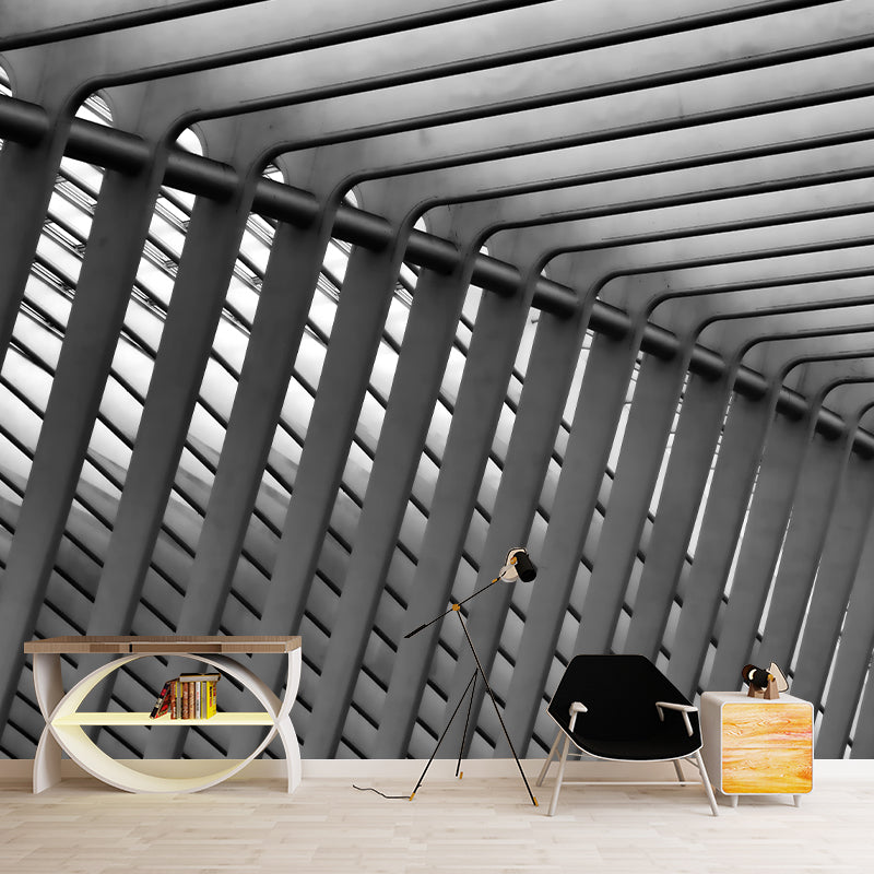 Photography Construction Mural Wallpaper Decorative Mildew Resistant Wall Decor