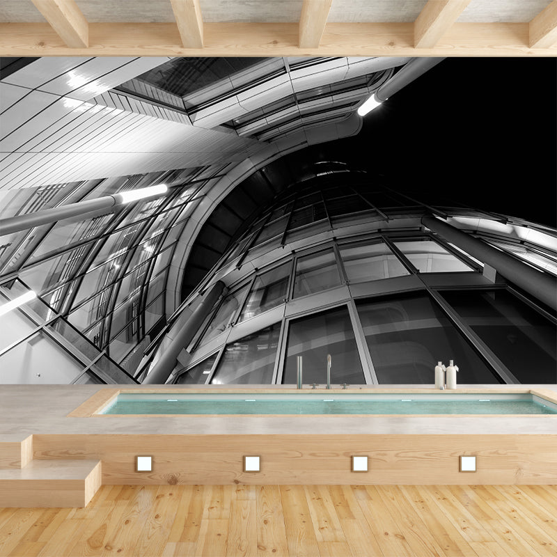 Photography Construction Mural Wallpaper Decorative Mildew Resistant Wall Decor