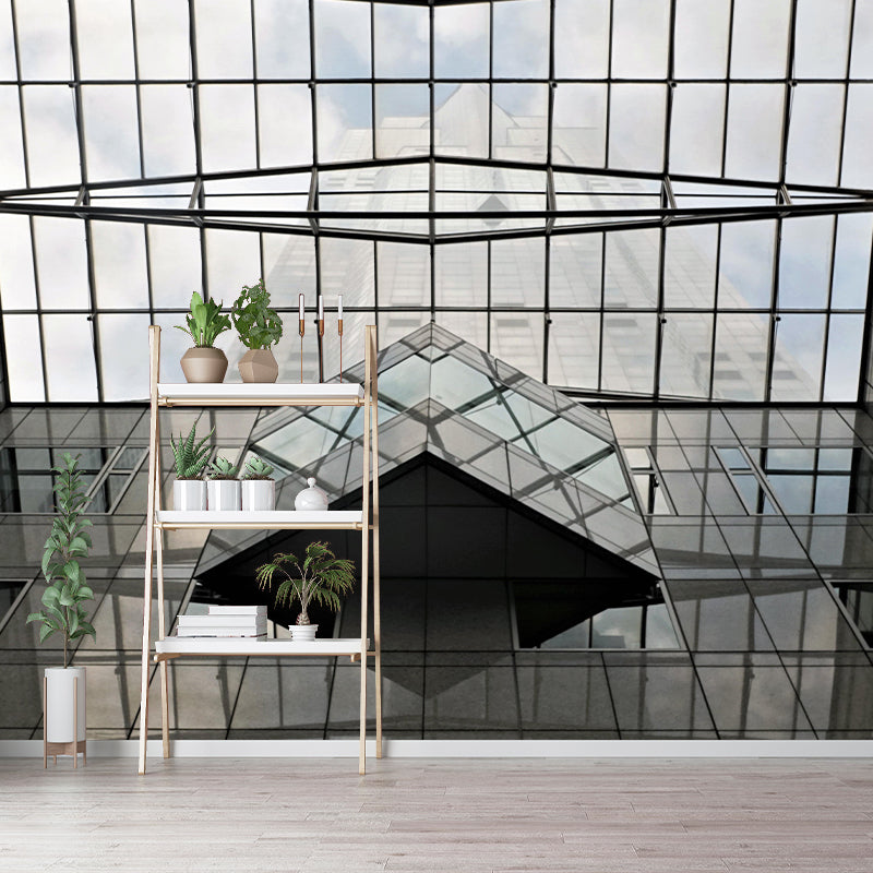 Customized Construction Mural Decorative Mildew Resistant Home Decor