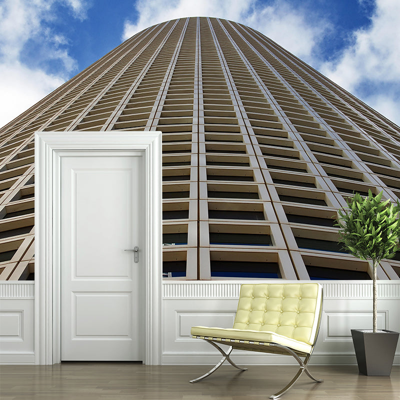 Contemporary Construction Mural Decorative Mildew Resistant Wall Decor