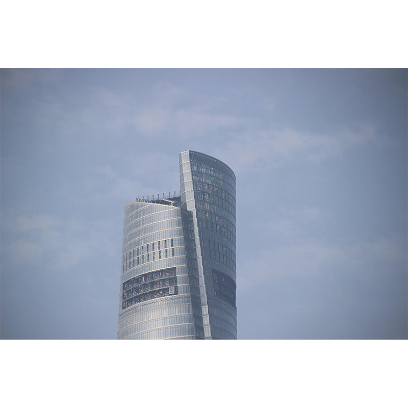 Contemporary Construction Mural Wallpaper Decorative Mildew Resistant Wall Decor