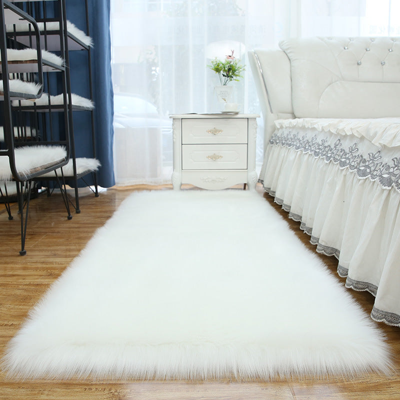 Eenvoud woonkamer tapijt funky gewoon tapijt polyester shag tapijt met niet-slip achterste