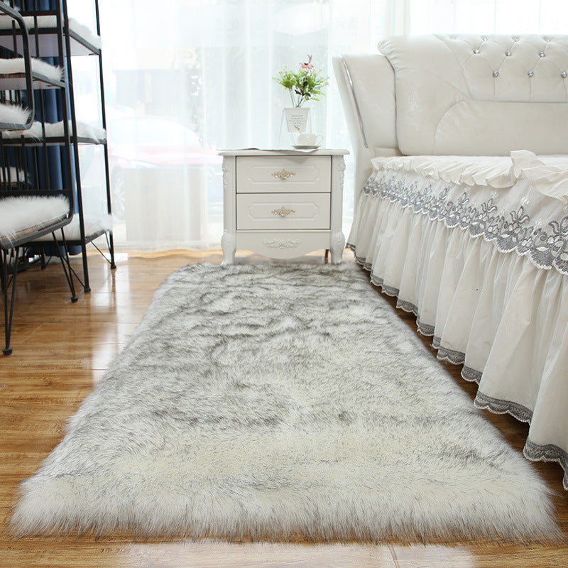 Eenvoud woonkamer tapijt funky gewoon tapijt polyester shag tapijt met niet-slip achterste