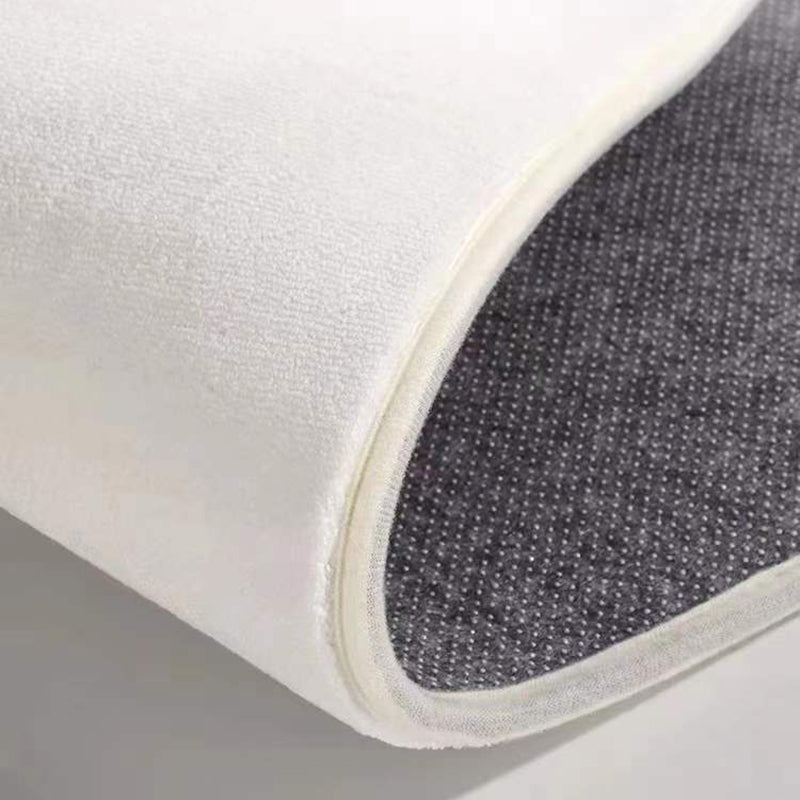 Modern Geometric Print Rug Apricot Polyester Area Carpet Non-Slip Backing Rug for Drawing Room