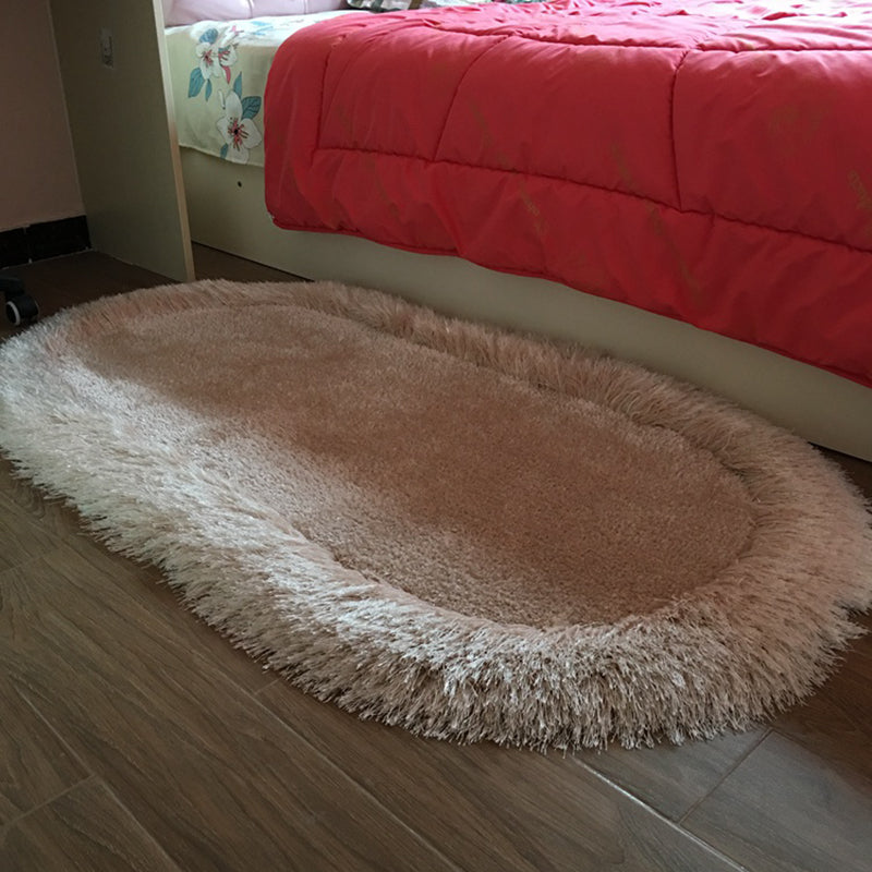 Chambre de chambre à coucher en peluche de couleur unie de couleur solide
