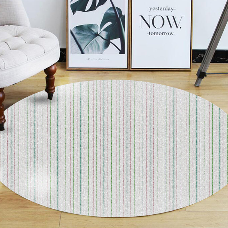 Stylish Modern Carpet Polyester Geometric Pattern Area Rug Non-Slip Backing Rug for Home Decor