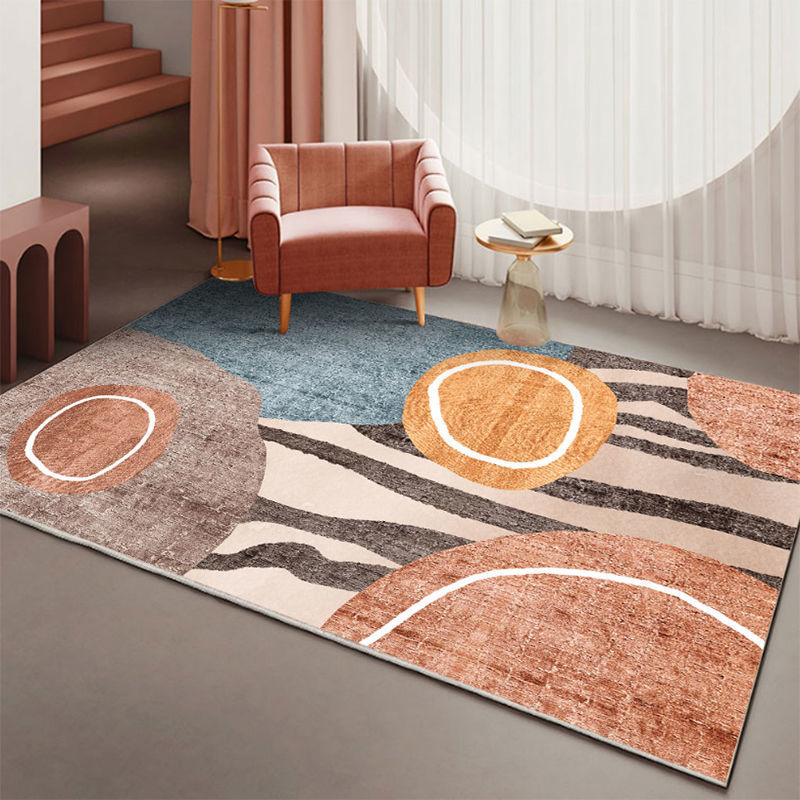 Gorgeous Carpet Trendy Polyester Area Rug Living Room Area Carpet with Non-Slip Backing