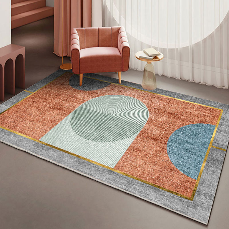 Gorgeous Carpet Trendy Polyester Area Rug Living Room Area Carpet with Non-Slip Backing