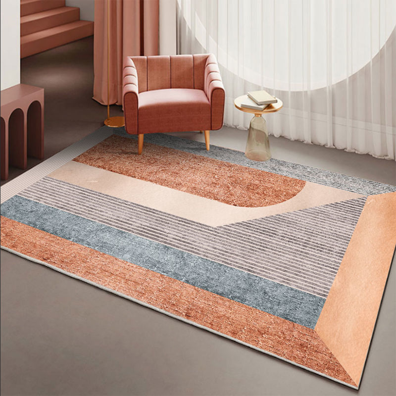 Gorgeous Carpet Trendy Polyester Area Rug Living Room Area Carpet with Non-Slip Backing