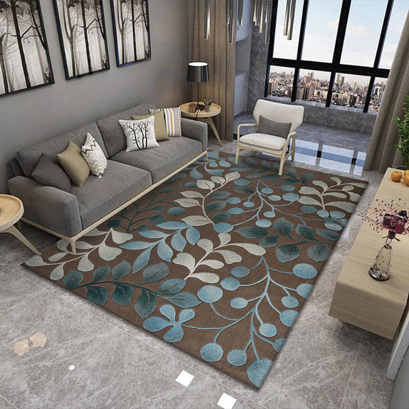 Gorgeous Carpet Trendy Polyester Area Rug Living Room Area Carpet with Non-Slip Backing