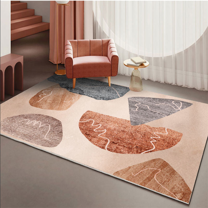 Gorgeous Carpet Trendy Polyester Area Rug Living Room Area Carpet with Non-Slip Backing
