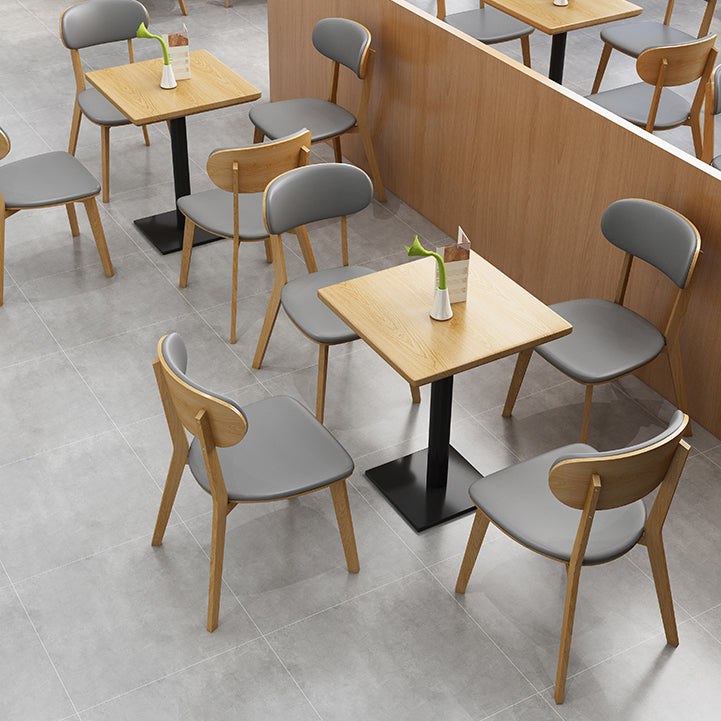 Tavolo da pranzo in stile industriale tavolo da base in metallo nero per casa da cucina