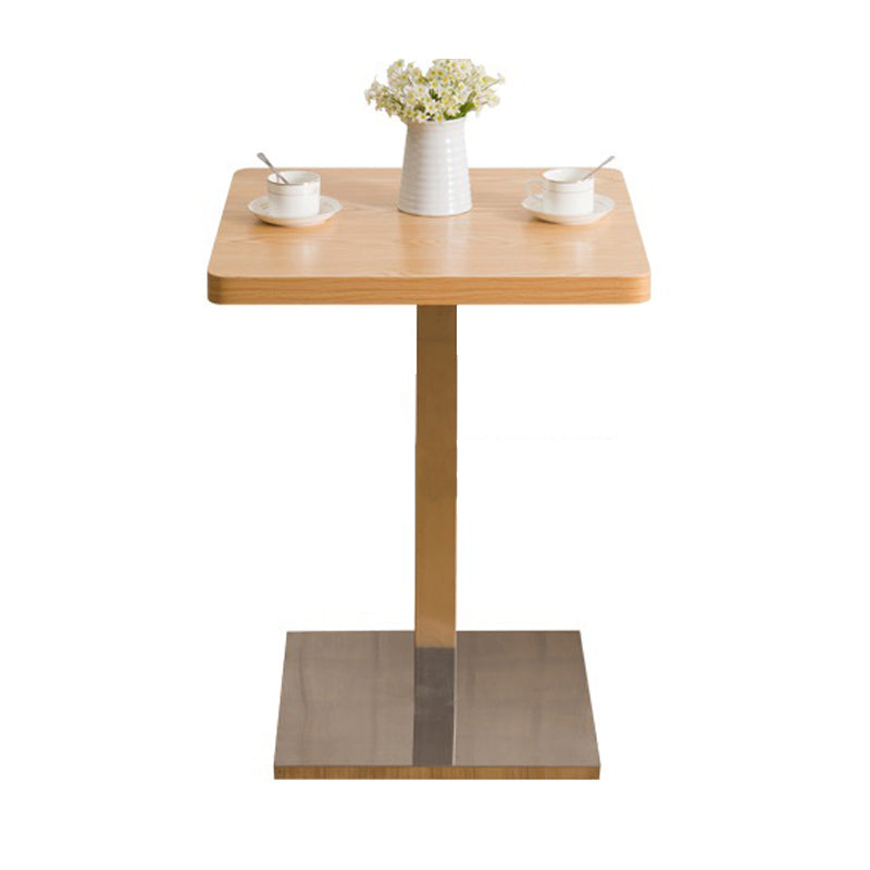 Industrial Style Dining Room Table Metal Base Table for Home Kitchen Dinner