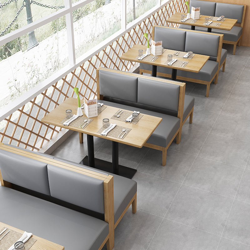 Industrial Dining Table Black Metal Base Table for Home Kitchen Dinner