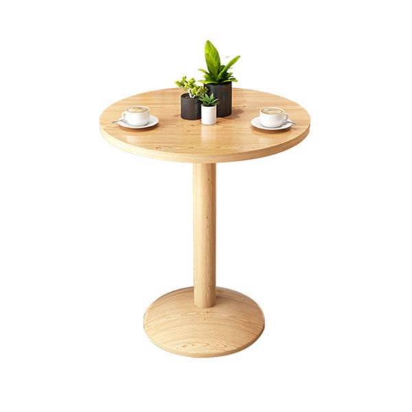 Minimalistische ronde vorm MDF-tafel Standaard eettafel voor keuken