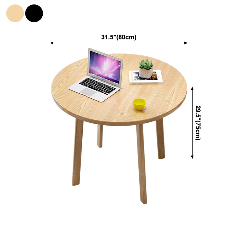 Minimalistische ronde vorm MDF-tafel Standaard eettafel voor keuken
