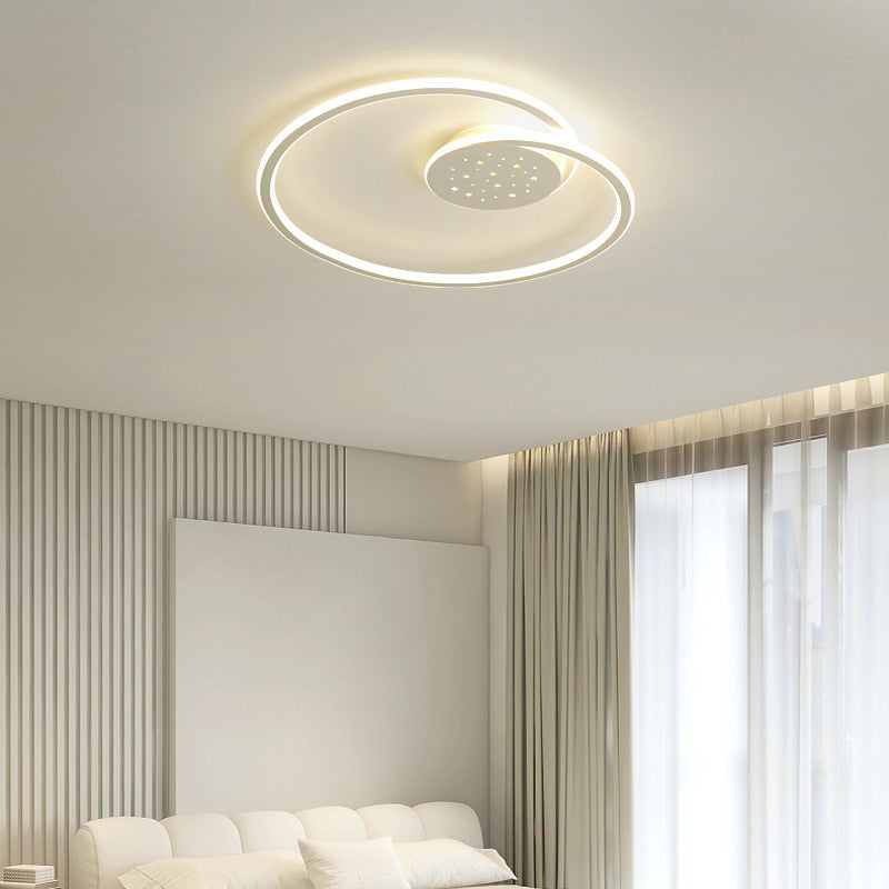 Line Shape LED-plafondlamp Modern ijzer 2-lichts inbouw voor slaapkamer