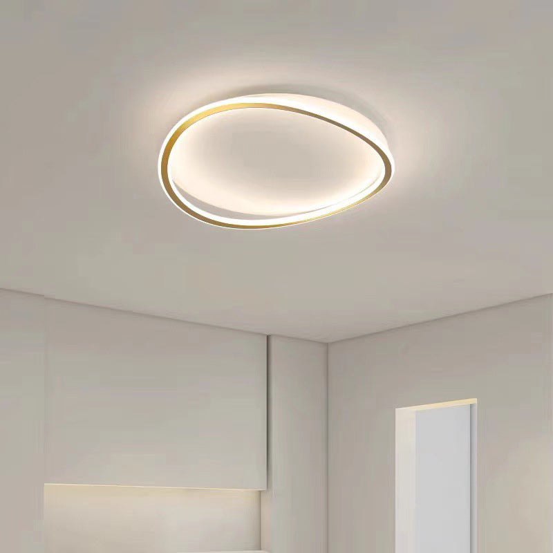 Plafonnier LED en forme de géométrie, en acrylique moderne, 2 lumières, montage encastré pour le salon