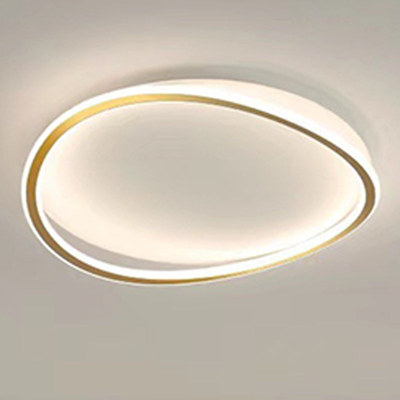 Plafonnier LED en forme de géométrie, en acrylique moderne, 2 lumières, montage encastré pour le salon