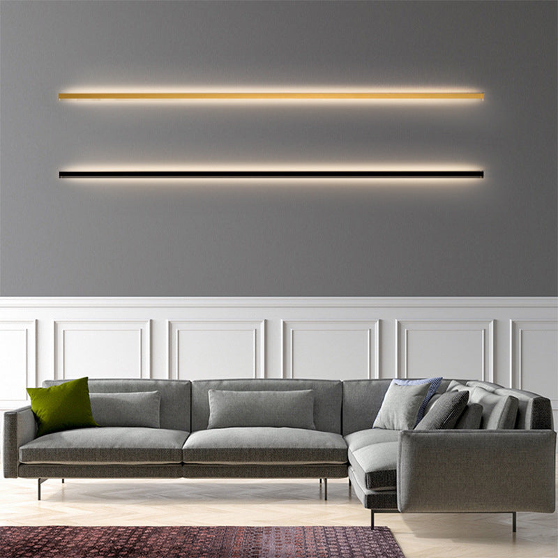 Moderner Stil linearer Wandleuchten Metall 1 Licht Wandleuchte Leuchten