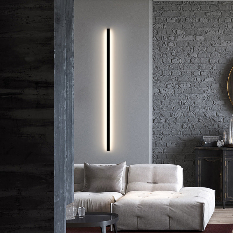 Moderner Stil linearer Wandleuchten Metall 1 Licht Wandleuchte Leuchten