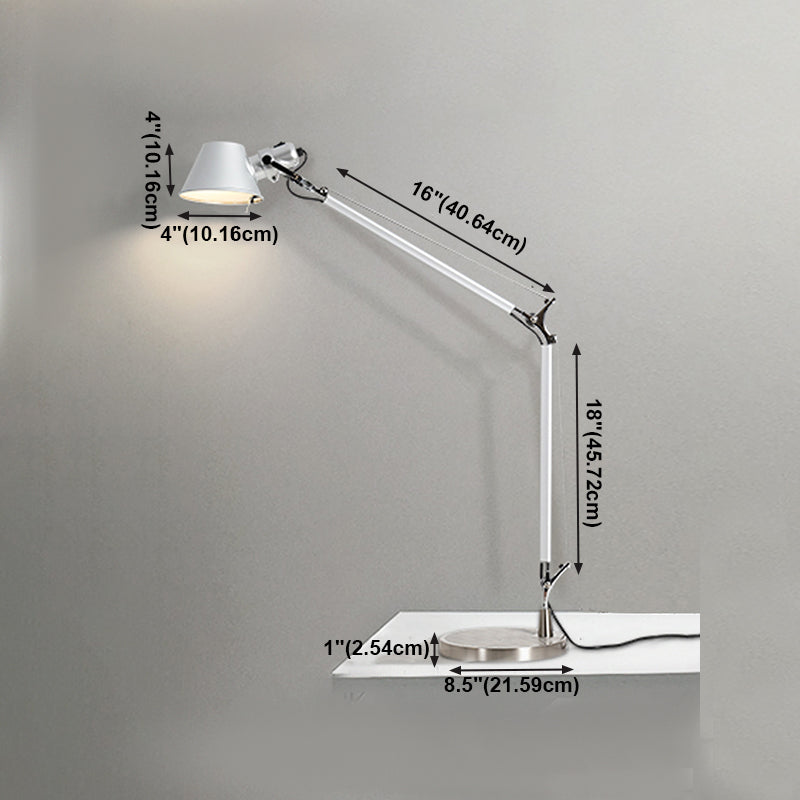 Bell-shaped Adjustable Mechanical Desk Lamp Modern Table Lamp for Bedroom
