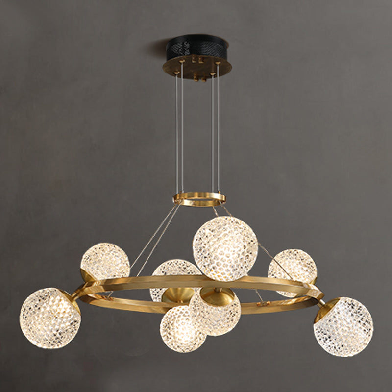 Multi -light sferische tak hangende lichten moderne stijl glas hangende verlichting