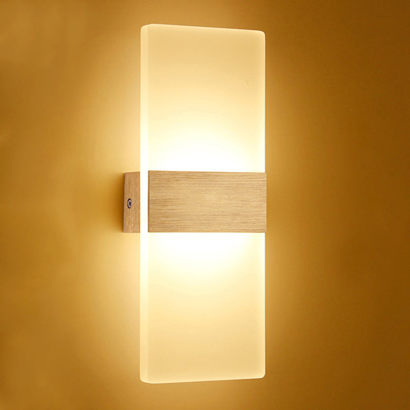 Modern Style Geometric Wall Sconce Lights Metal 1 Light Wall Lighting Fixtures
