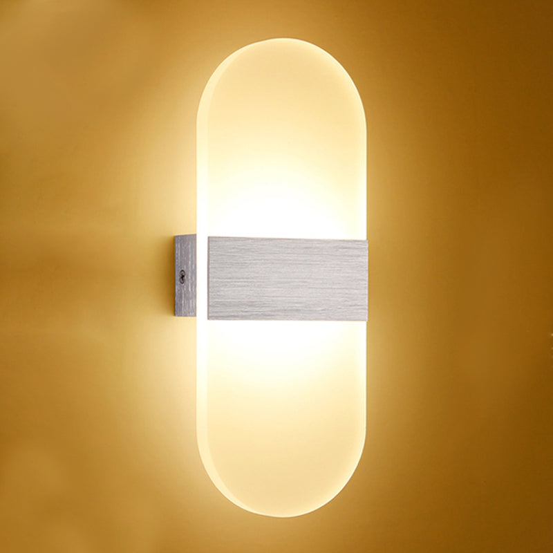 Modern Style Geometric Wall Sconce Lights Metal 1 Light Wall Lighting Fixtures