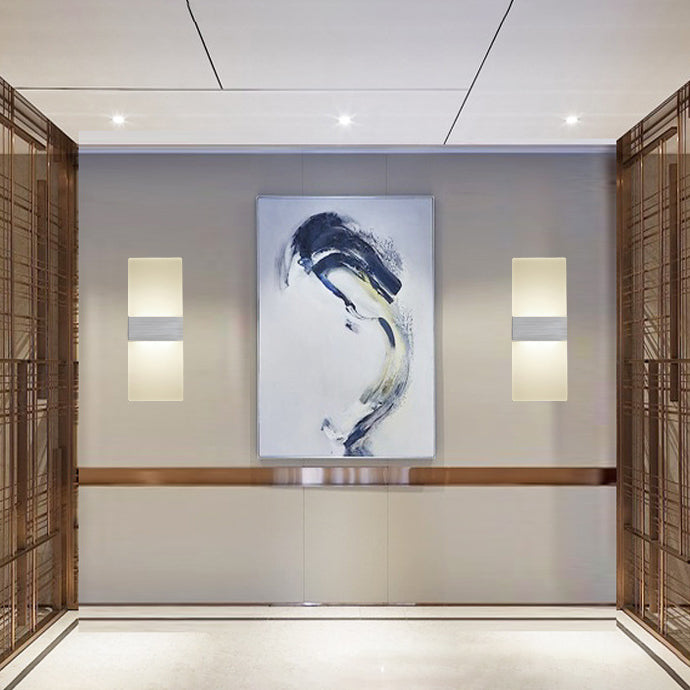 Modern Style Geometric Wall Sconce Lights Metal 1 Light Wall Lighting Fixtures